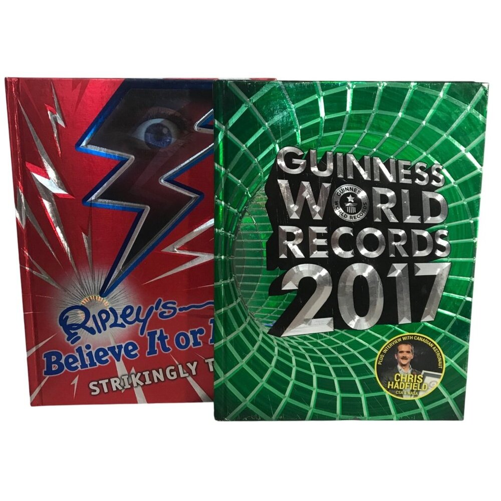 Guinness World Records 2017 Book Plus Ripleys Believe It Or Not! Strikingly True